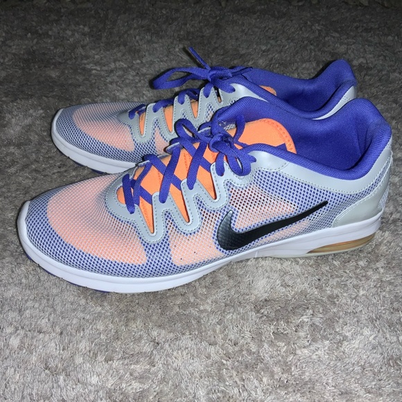 Nike Shoes | Nike Air Max Purple Orange And White Size 5 | Poshmark
